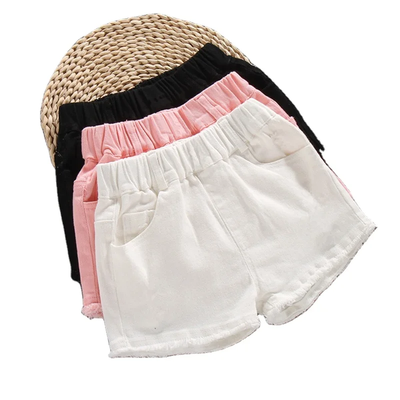 

Summer Kids Short Denim Shorts For Flower Girls Clothing