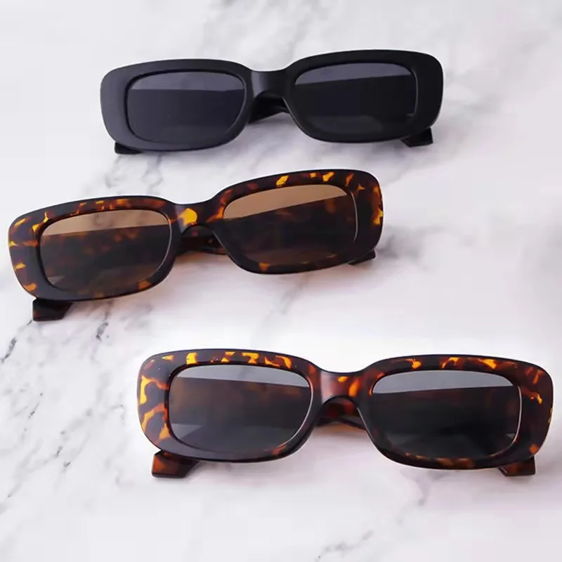 

2021 Square Sun Glasses Shades Fashion Retro Small Frame Rectangular Fashion Hot Sale Sunglasses Women, Avalaible