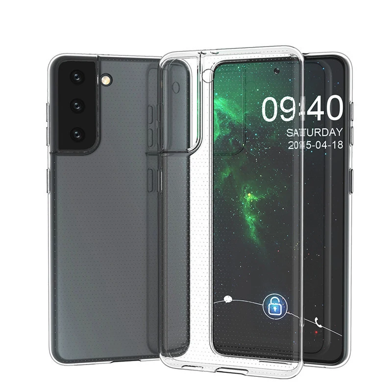 

Ultra Thin Slim Fit Crystal Clear TPU Gel Phone Cover For Samsung Galaxy S21 Case