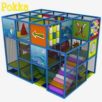 

Custom Color Square Shape Playhouse Professional Kids Soft Indoor Playground Naughty Castle For Children