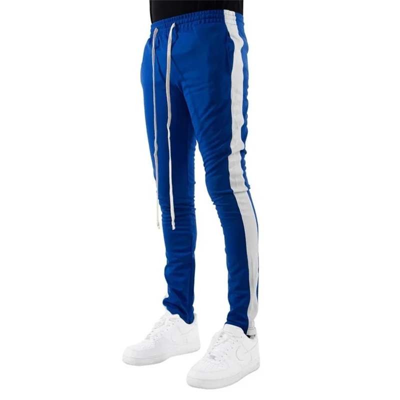 

Gulidd New Arrival men sweatpants popular leisure trousers elastic waist full length loose pencil pants work out track pants