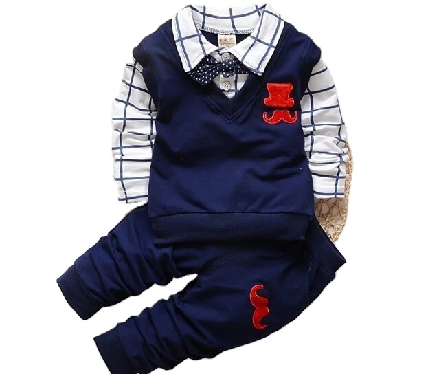 

Toddler Boys Clothing Set Summer Baby Suit Shorts Shirt 1 2 3 4 Year Children Kid Clothes Suits Formal Wedding Party Costume
