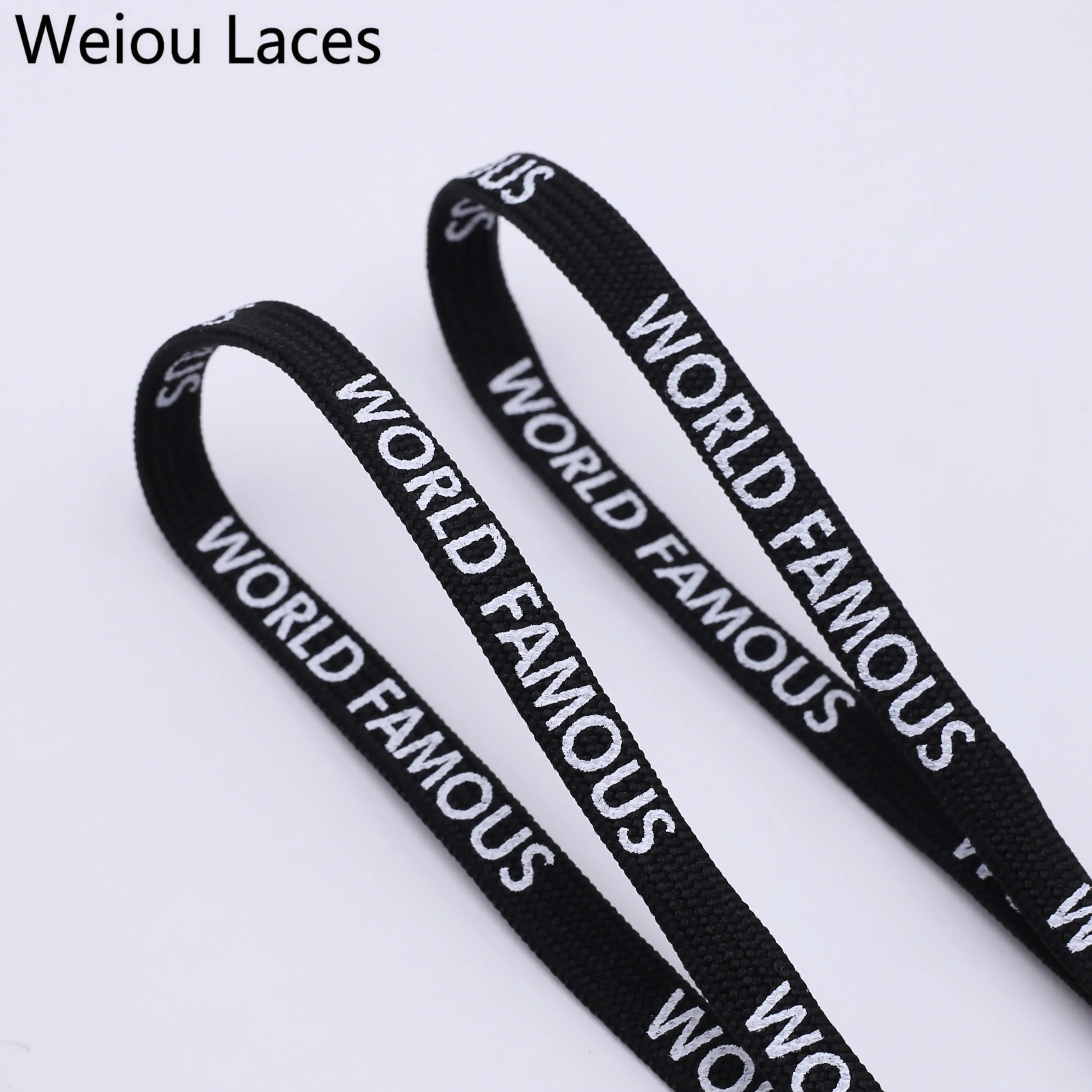 

Weiou Printed World Famous Character Flat Elastic Shoelaces for Shoes Hoodie