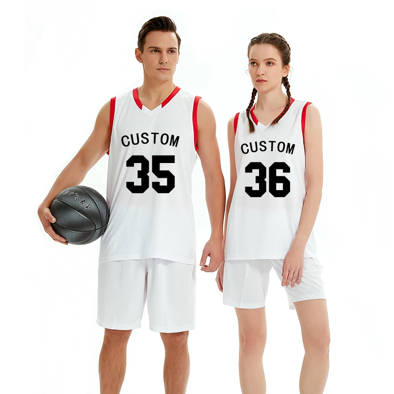 

Custom Basketball Sportswear Clothes Men Kids Short Sleeve Basketball Jersey Set