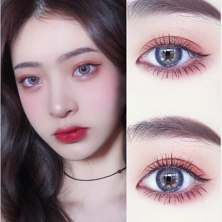 

Fresh Lady DNA Collection pink violet oem color contact lenses