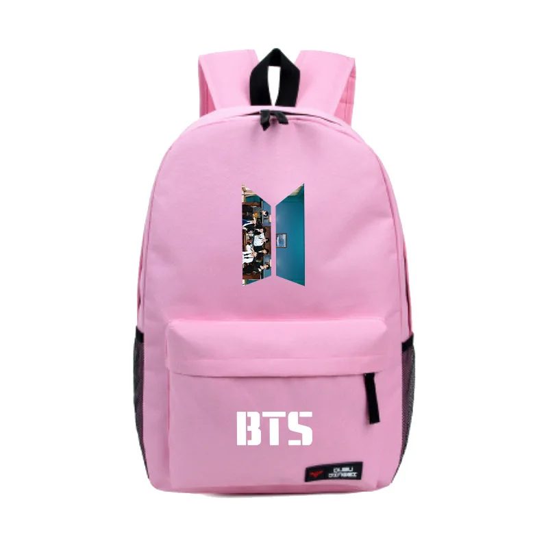 

Wholesale Large-Capacity School Bag Bts Creative Logo Name Printed Bts Backpack, As picture shows