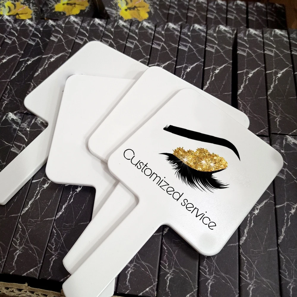 

Private Label Small Handheld Square Small Mirror Pocket Personalized Hand Mirror, Colorful mirror
