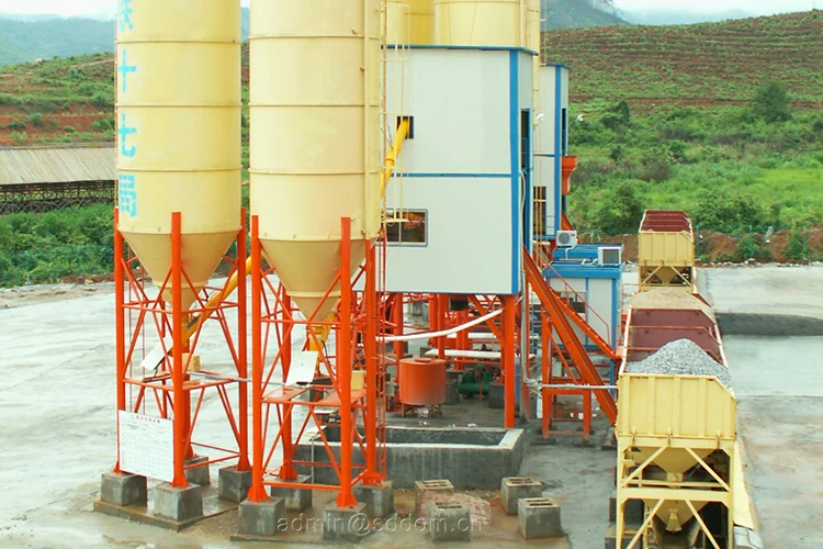 hzs concrte mixing plant 2