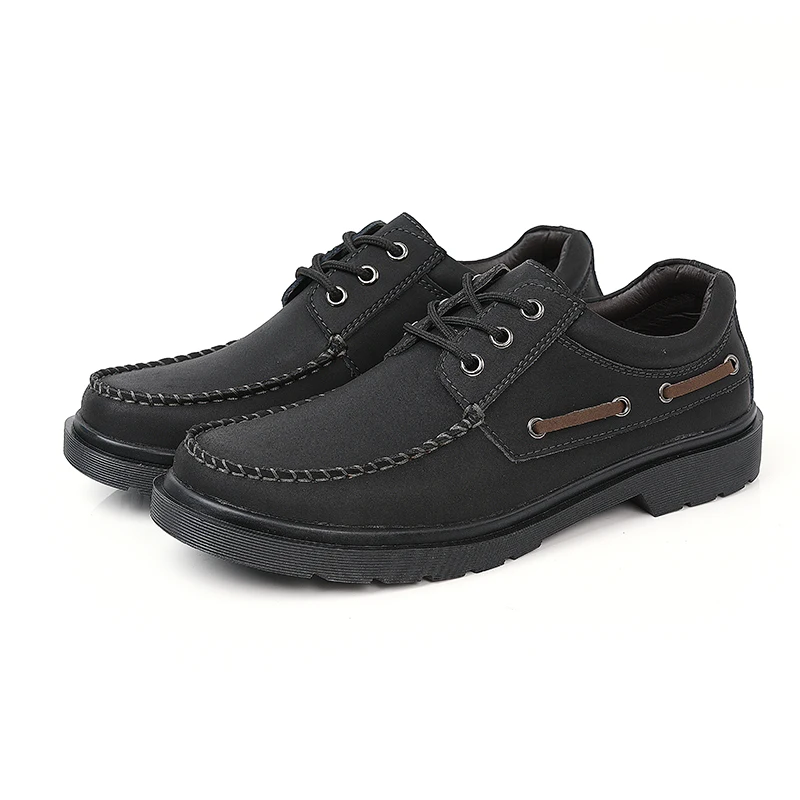 

Men Cow leather Shoes dress shoe casual footwear leather stock shoes, Black/brown