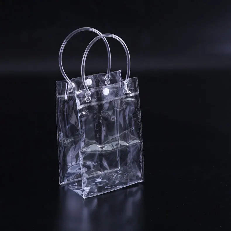 Wholesale Portable Waterproof Opp Bag Promotional Gifts Reusable Foldable Shopping Tote Bag Supermarket PVC Gift Bag