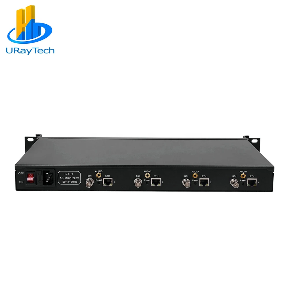 

URay 1U Rack SDI Video Encoder h.265 h.264 video encoder