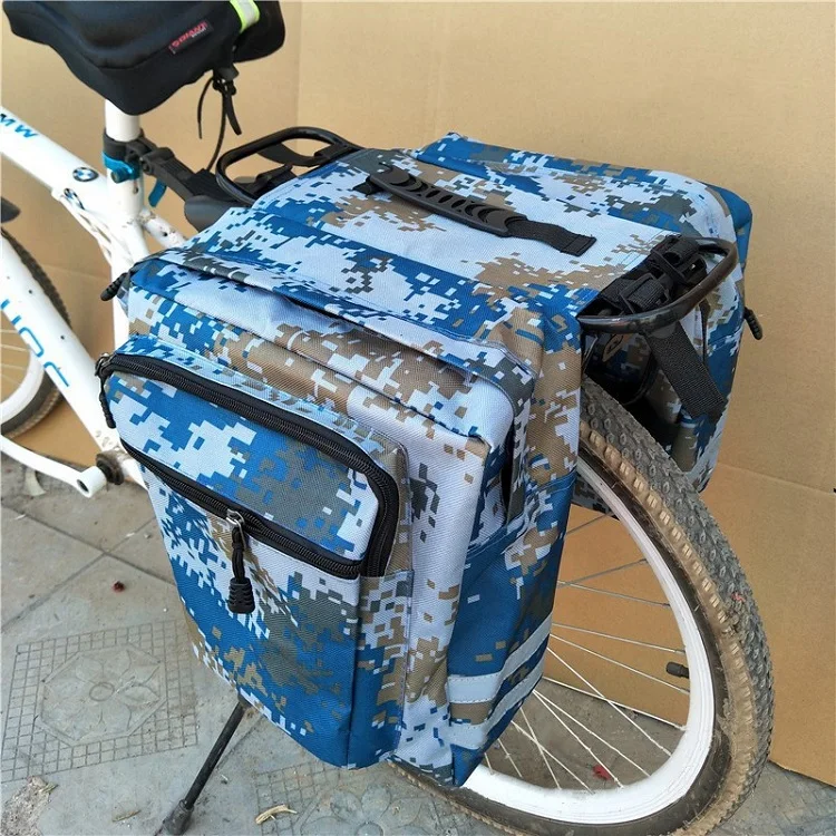 Outdoor High Quality 600D Oxford Bike Bags Travel Side Bag Waterproof Backseat Bag