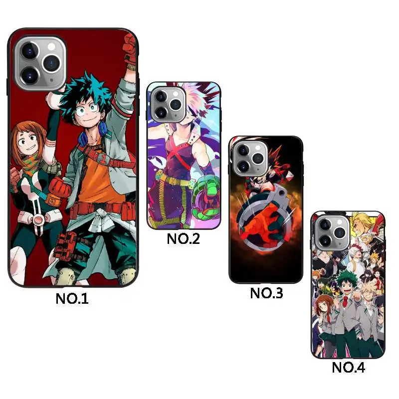 

Anime My Hero Academia high quality phone cover for iphone 12, Black