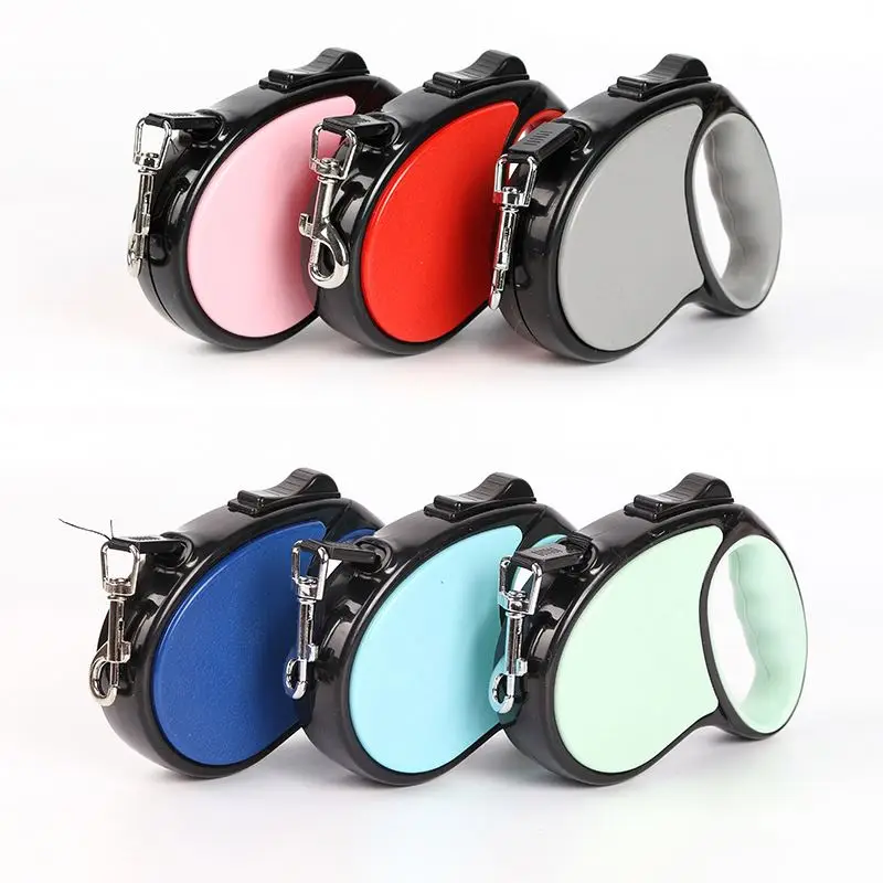 

2022 New Customized Multicolor Durable Polyester Tangle-free Auto Retractable Pet Dog Leash for Walking Running