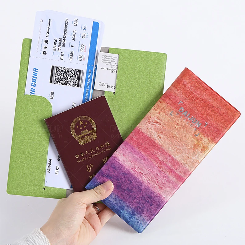 

2021 New Colletion Travel Accessories Fashion Travel Wallet Card holder Custom Logo Passport Factory and Cheap Price, Several color