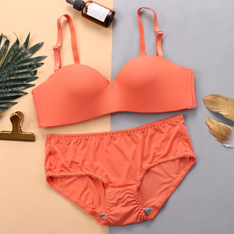 

High Quality Bra Woman Sexy Seamless Bra And Panty Sets, 5 colors