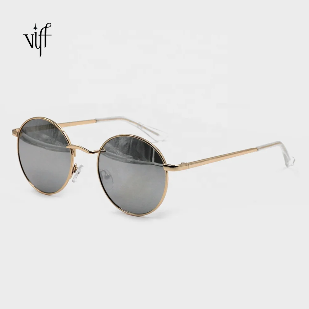 

VIFF Custom Logo Fashion Unisex Sunglasses HM18429 Wholesale Metal Frame Shades Round Sun glasses Sunglasses
