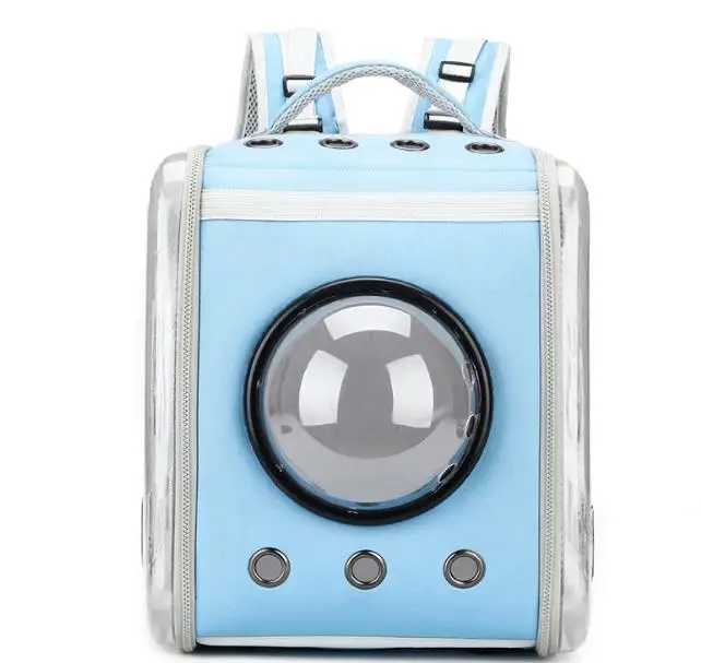 

wholesale pet carrier backpacks big space pet travel transparent pet backpack collapsible, 4 colors