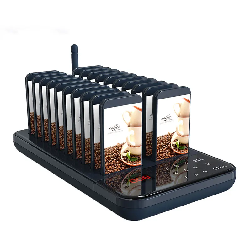 

calling system for restaurant restaurant waiter calling system queue calling system KL-QC200, Black