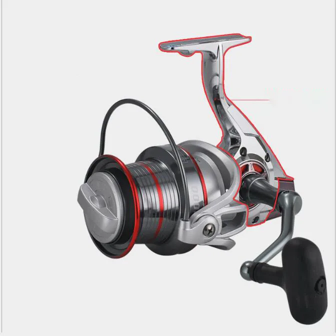 

New wholesale Metal main body long-distance caster sea pole wheel anchor fishing reel