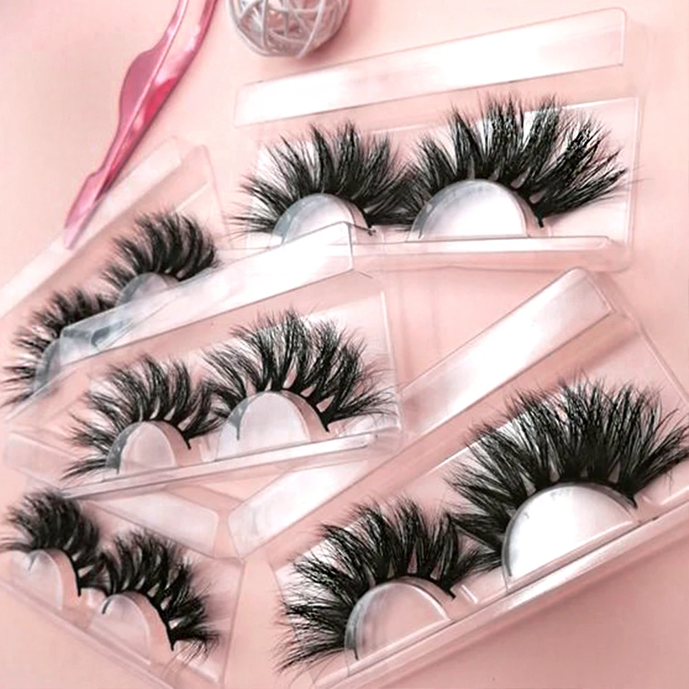 

Free sample wholesale 3D 5D 100% cruelty free real Mink eyelash Mink lashes, Hand made 25mm Mink eyelashes, Custom Private Label, Natural black