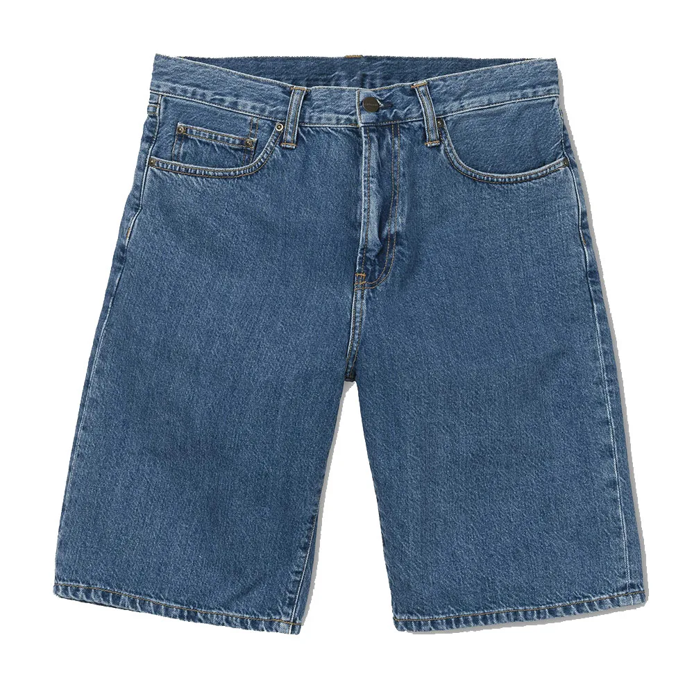 

OEM custom logo Men Blue denim cut shorts jeans, Custom colour