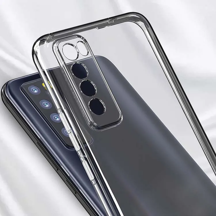 

Amazon Custom 1.3mm Camera Protect Hole Design Clear Transparent Soft TPU Phone Cover Case For Oppo Reno3 Pro Find X2 Pro