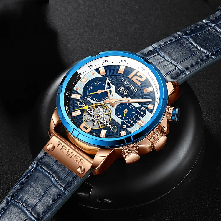 

China Factory Custom Latest Male Luxury Watch Private Label Favor Tourbillon Automatic Mechanical Watches For Man, Optional
