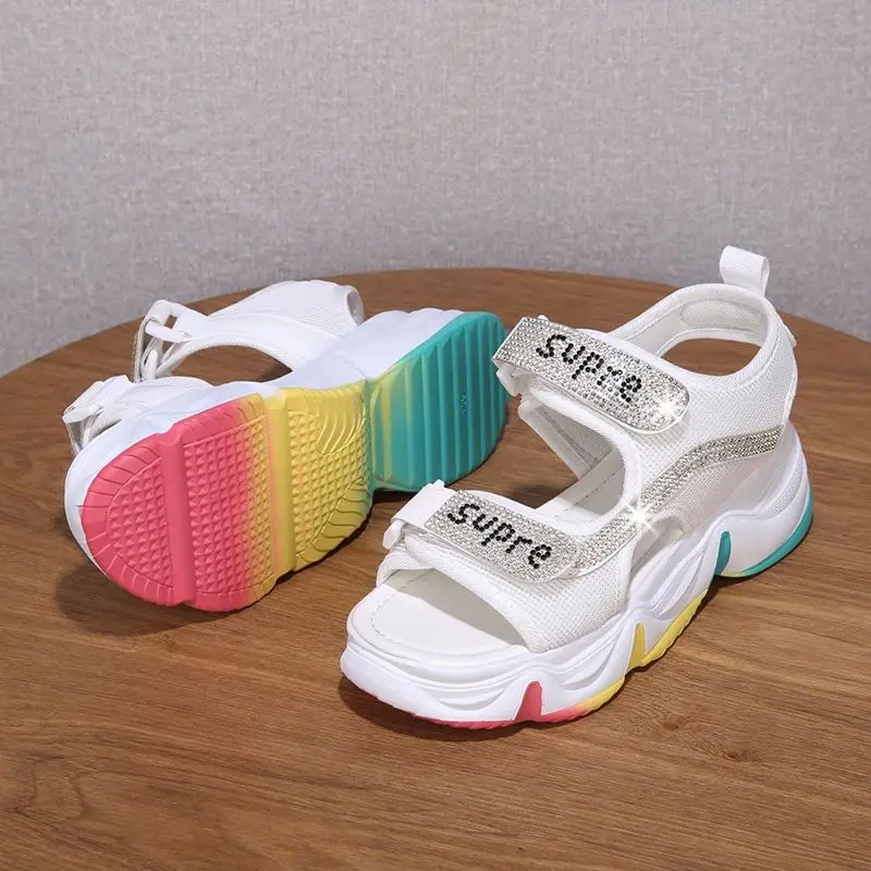 

Sexy Open-toed Women Sport Sandals Wedge Hollow Out Women Sandals Outdoor Cool Platform Shoes Women Beach Summer Shoes 2020 New