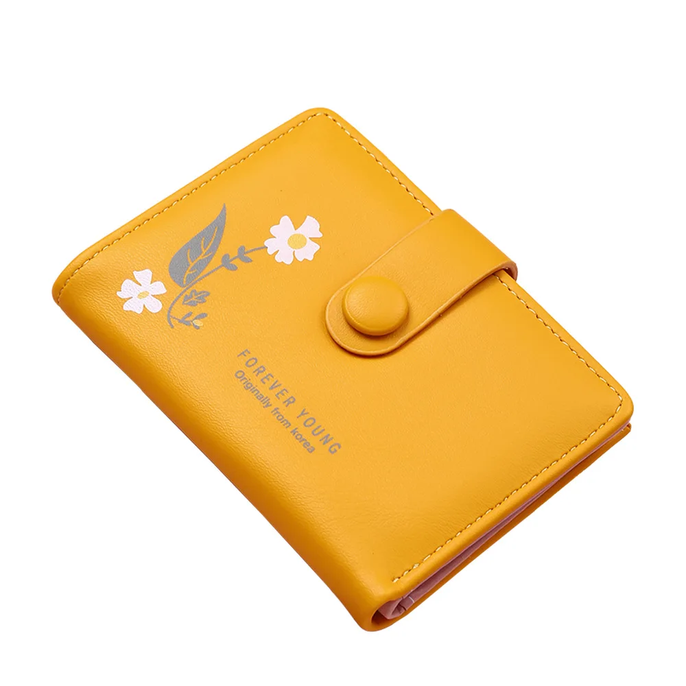 

Forever Young Printed flower wallet simple wallets women cute mini Coin Purse for girls, 5 colors