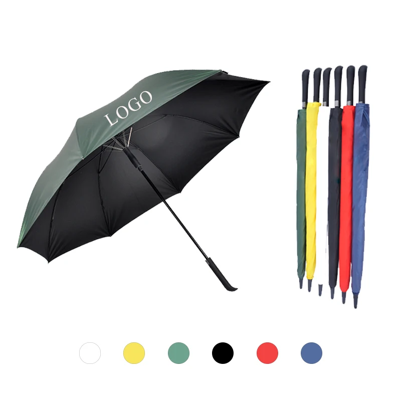

Promotion advertising wholesale custom print logo Windproof golf umbrella, Pantone color