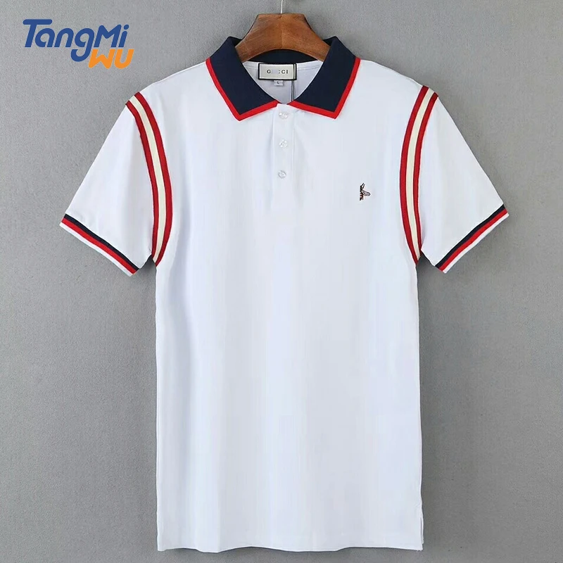 

High Quality Luxury 100% Cotton Embroidery Golf Men White Polo T Shirts