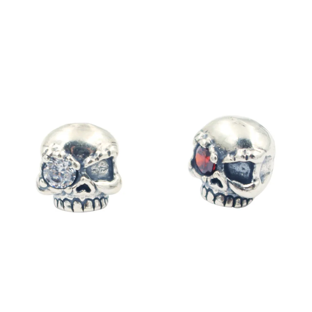 

Pure Silver Jewelry Stud Earrings Cute Sterling Silver Skull Earrings For Men