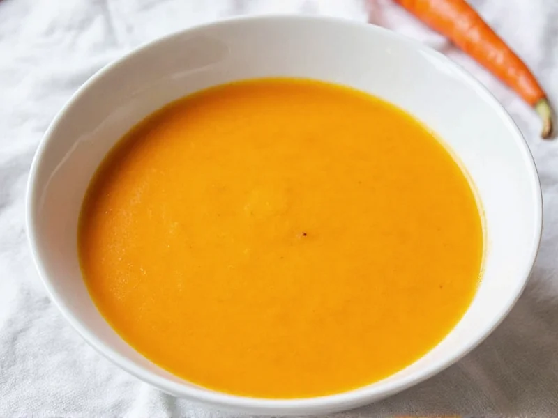 Simple Carrot Soup Recipe: Ready in 30 Minutes