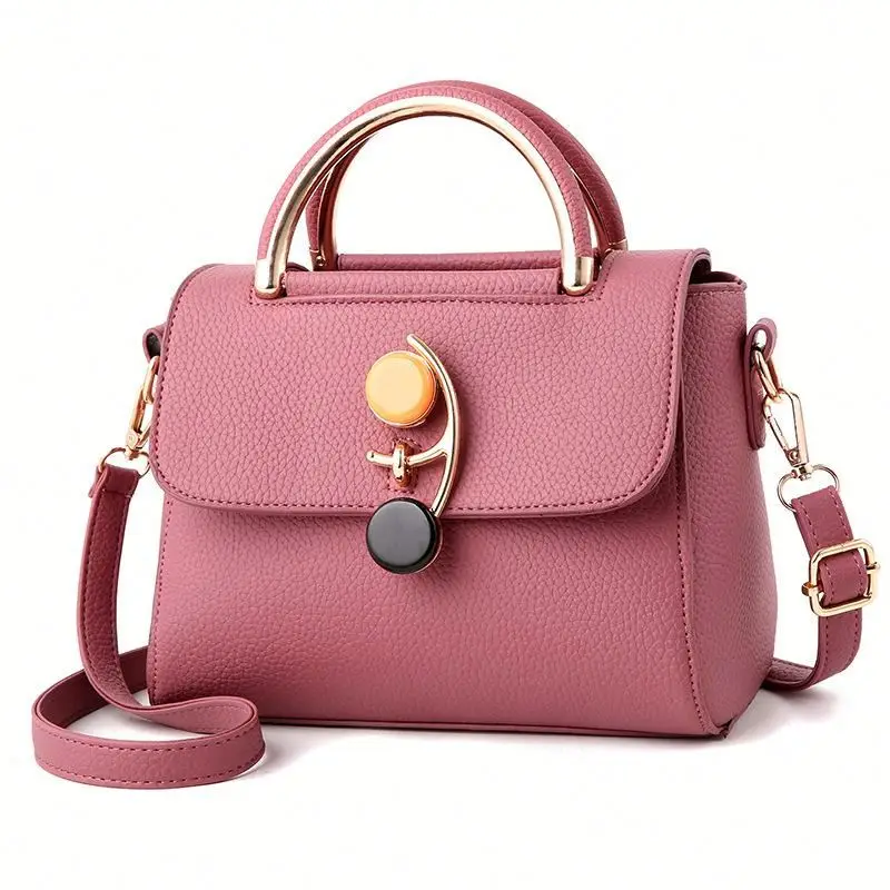 

2020 New Fashion Women Top-handle Leather Small Crossbody Shoulder Bag Lady Fancy Square Hand Bag
