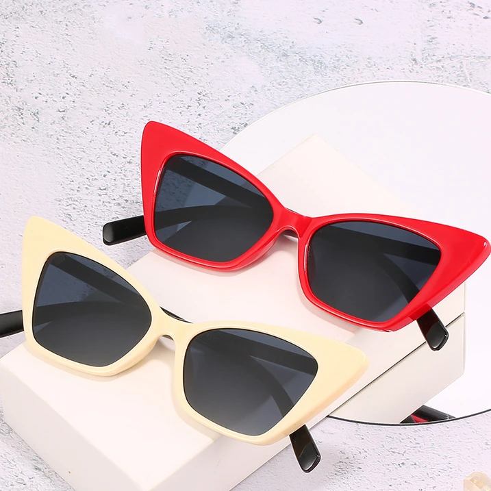 

2021 Modern Fashion Women Cat Eye Frames Anti UV Sun Glasses Sunglasses