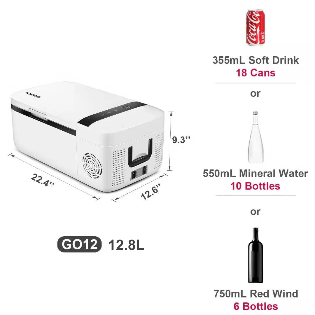 Iceco T12 Portable Refrigerator Touch Control Mini Refrigerator Car Refrigerator Dc 12 24 V Ac 110 240v With Secop Compressor Buy Mini Refrigerator Car Car Refrigerator 12v Car Refrigerator Product On Alibaba Com