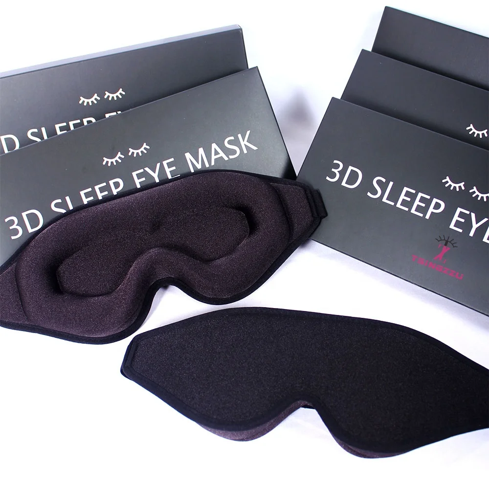 

3D Contoured Cup Sleeping Eye Mask & Blindfold Soft Comfort Eye Shade Cover Night Sleep Mask for Blocking Out Light