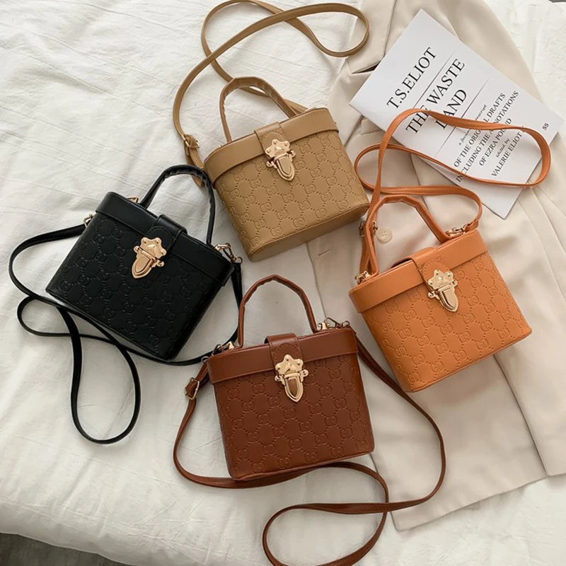 

2021 Color Single Cross body Hand Bags Small Handbags Pu Leather Bags Women Handbags Ladies Purses, Black,khaki,light brown, dark brown