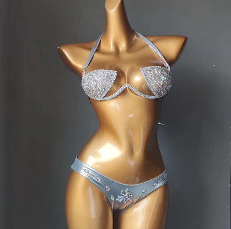 

OEM Fashion Crystal Backless Diamonds Rhinestone Bikini, Colors