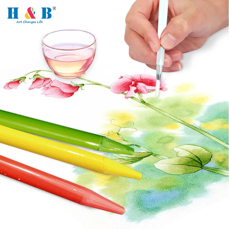
artist drawing water soluble watercolor pastel pencil set 