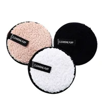 

High quality 12 cm washable Magic bamboo makeup remover cotton pads for face