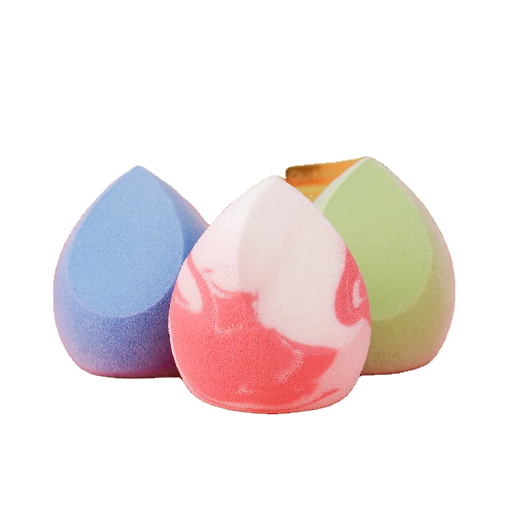 

O.TWO.O Professional Cosmetic Puff Soft Water Puff Set Women Foundation Concealer Cream Makeup Sponge Set, 3 colors