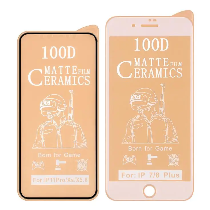 
Mobile Anti broken 100D ceramic film screen protector protective films for iPhone 