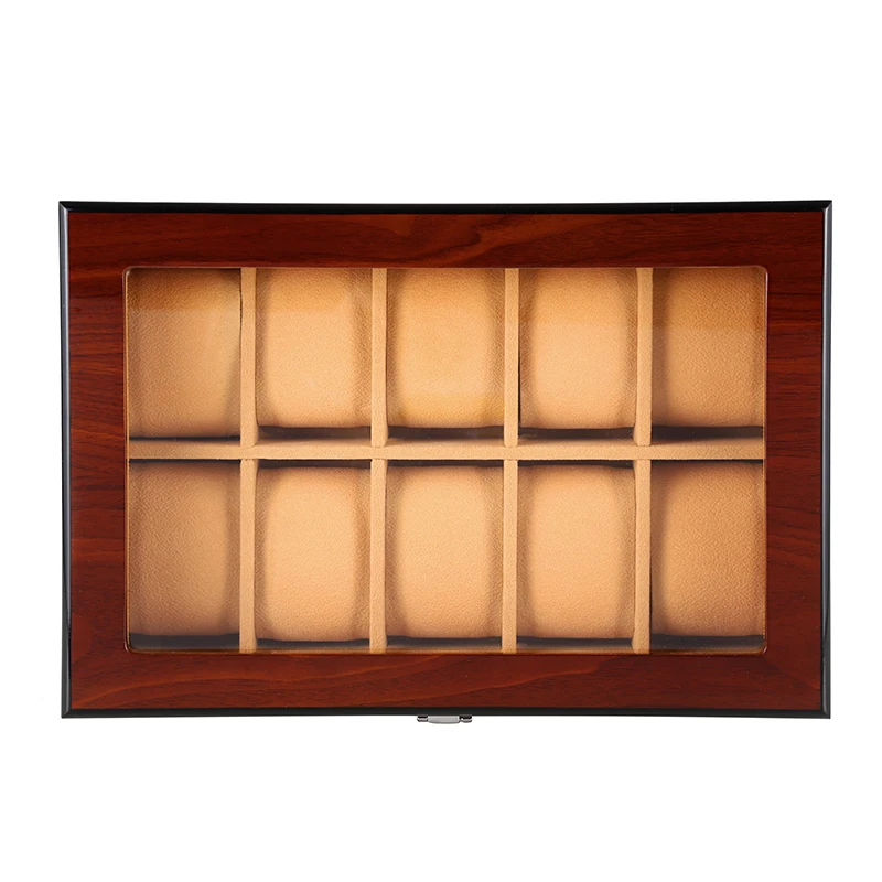 

Vintage Watch Display Case Wood Watch Packaging Gift Box 3 5 6 8 10 12 Slots Watch Organizer