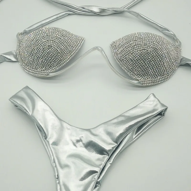 

2020 New Arrivals hot sexy two-piece women diamond bikini swimwear & beachwear
