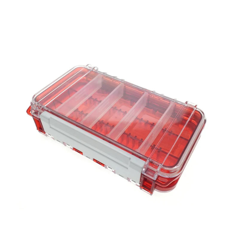

Small portable waterproof plastic fishing hook  storage lures full box, Custom