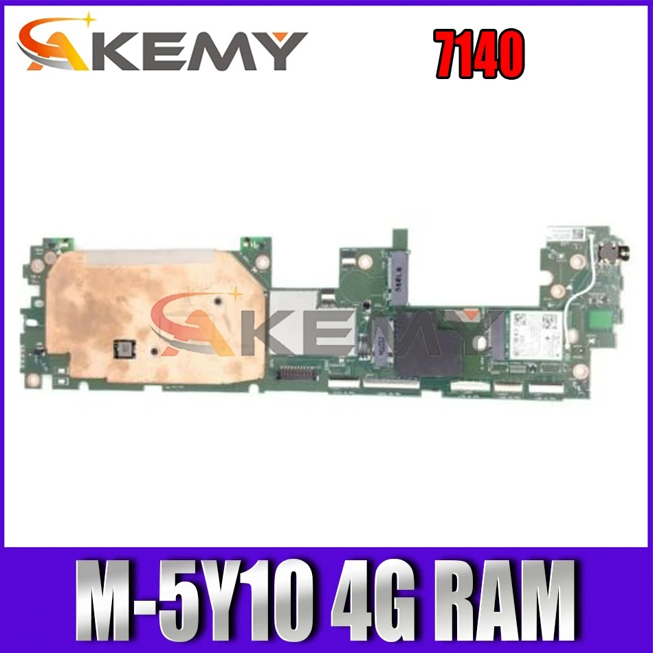 

Akemy BRAND NEW table motherboard For DELL Venue 11 pro 7140 M-5Y10 4G ROM CN-00853X 0853X mainboard