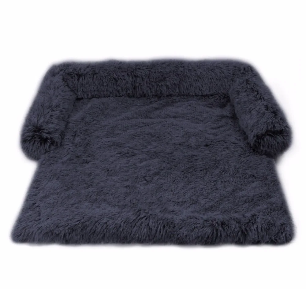 

2022 Hot Deals Fluffy Sofa Cover Puppy Washable Pet Bed Pet Sofa Bed Cushion Dog Blanket Sofa