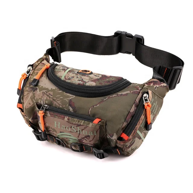 

Fashionable Multifunctional Cycling Mountaineering Large-capacity Waterproof Waist Bag for men, Blue, black, green,dark green,camo